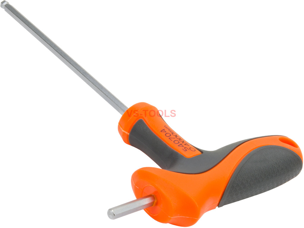 4mm THandle Hexagon Torque 6Point Hex Key CRV TPR Screwdriver